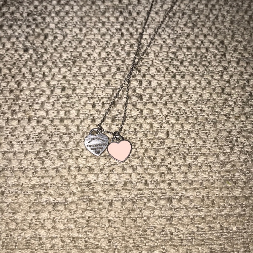 Tiffany two heart necklace